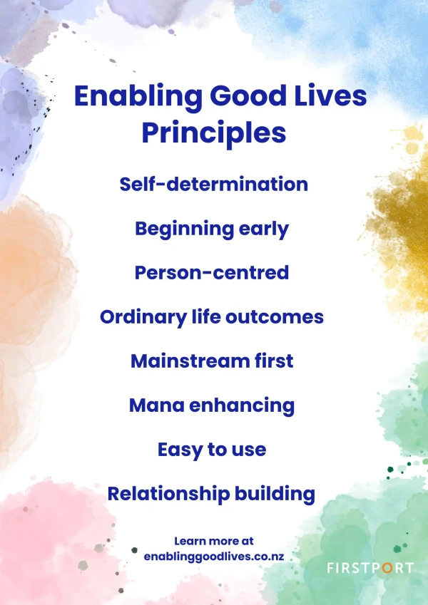 all 9 enabling good lives principles in a picture